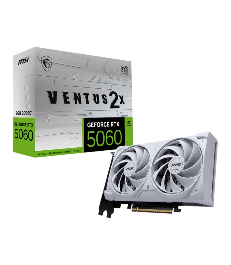 MSI GeForce RTX 5060 8G VENTUS 2X OC WHITE