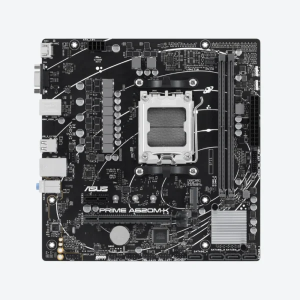 ASUS Prime A620M-K — MicroATX, AM5, DDR5, 2 slots - Imagen 2