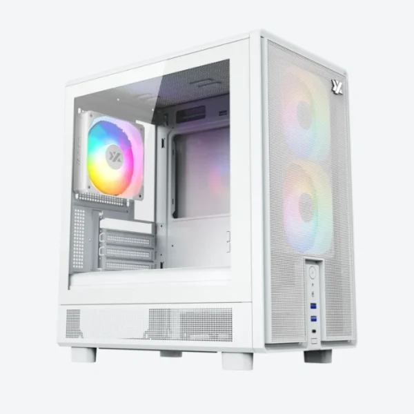 XYZ Atom — Caja microATX, 3 Fans 120mm ARGB, controlador - Imagen 2