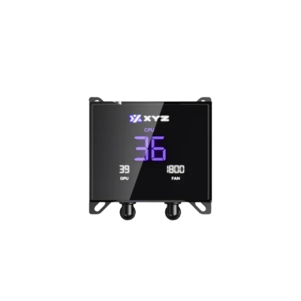 XYZ Hydrotemp 360 Black — AiO 360mm, Pantalla 3.5" GPU/CPU/RPM data - Imagen 3