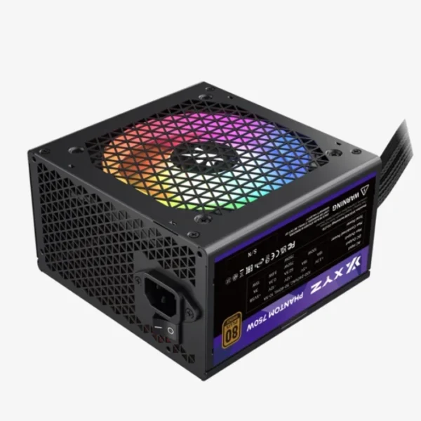 XYZ Phantom 750W A-RGB 80+ Bronce — Fuente de poder, cables planos, PFC activo - Imagen 7