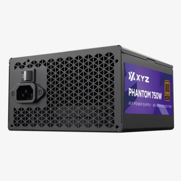 XYZ Phantom 750W A-RGB 80+ Bronce — Fuente de poder, cables planos, PFC activo - Imagen 4