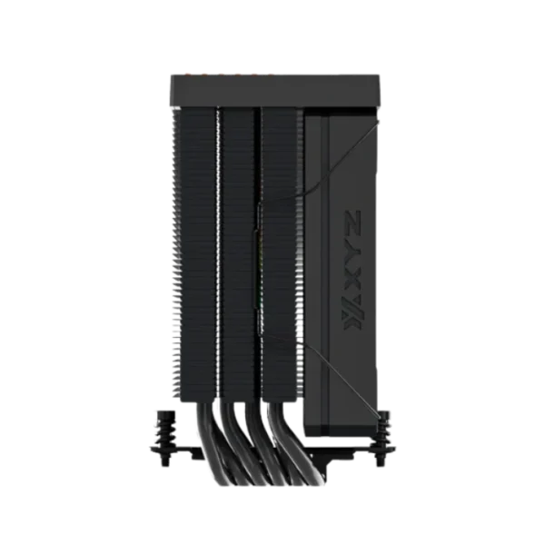XYZ Thermax 6 Pulsar ARGB  — Disipador de aire | Pantalla digital temperatura | Altura 158mm | Socket AM4 | AM5 | LGA 1700 | LGA 1851 | Negro - Imagen 5