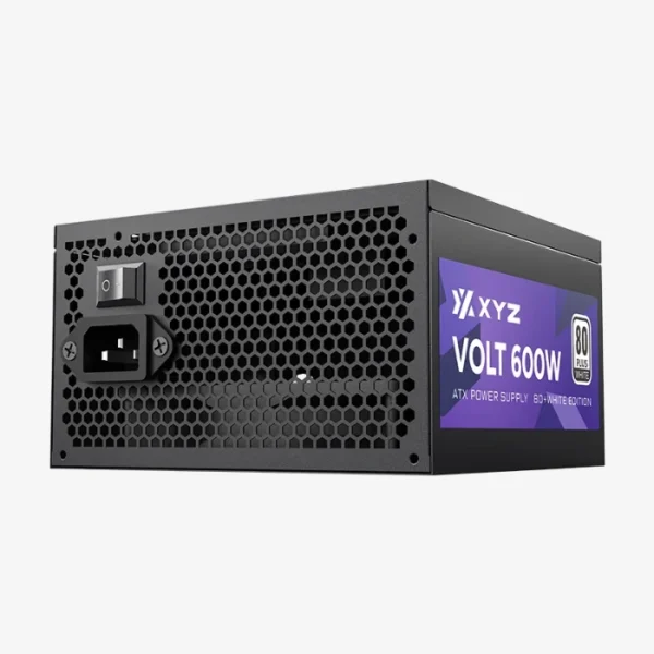 XYZ Volt 600W 80+ White — Fuente de poder, cables planos, PFC activo, capacitores TEAPO - Imagen 5