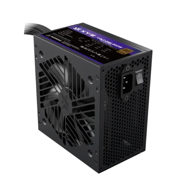 XYZ Volt One 850W 80+ Bronce — Fuente de poder ATX, A-PFC, Cables planos - Imagen 3