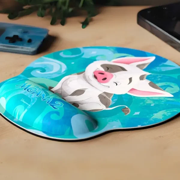 Xtech Disney Moana 2 Edition Pua y Hei Hei — Combo mouse inalámbrico, ambidiestro, alfombrilla de gel - Imagen 2