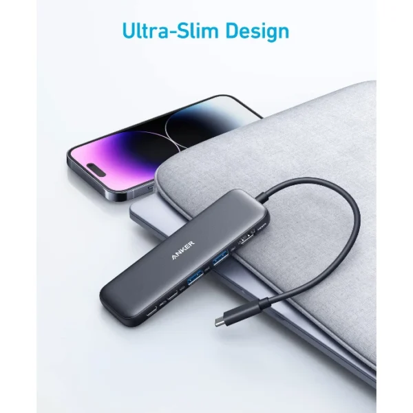 Anker 332 USB-C Hub (5-in-1) — Hub 5 puertos | USB-C | 85W - Imagen 4