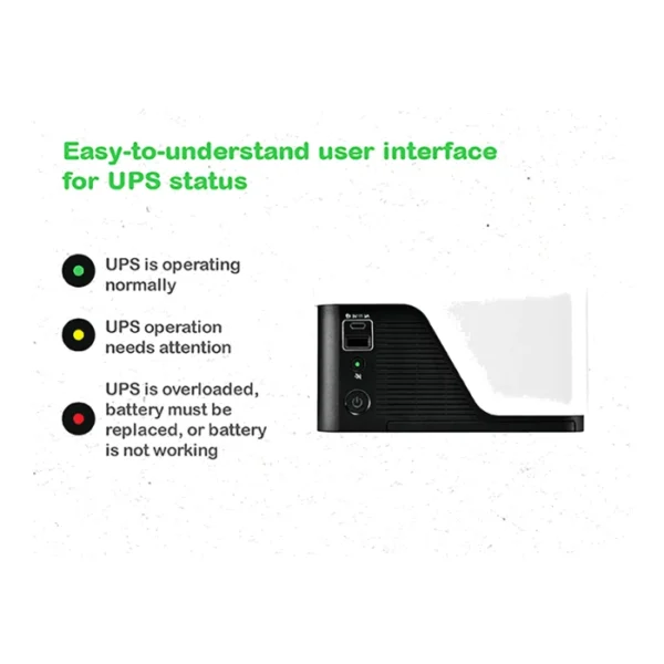 APC Back-UPS BE700G3 700 VA, 420 W, 120 V, 6x NEMA 5-15R outlets, puertos USB Tipo A + C, batería no reemplazable - Imagen 3