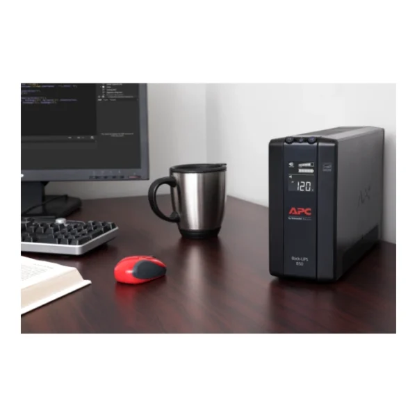 APC BX850M-LM60 — UPS 850 VA | 510 W |8 tomas de salida | AVR | interfaz LCD | LAM 60 Hz | 120 V - Imagen 2