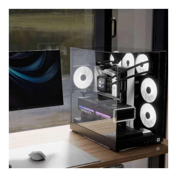 APNX V2 Black — Caja ATX, 4 fans ARGB, negro | V2-BK-V1 - Imagen 12