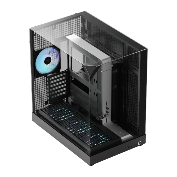 APNX V2 Black — Caja ATX, 4 fans ARGB, negro | V2-BK-V1 - Imagen 3