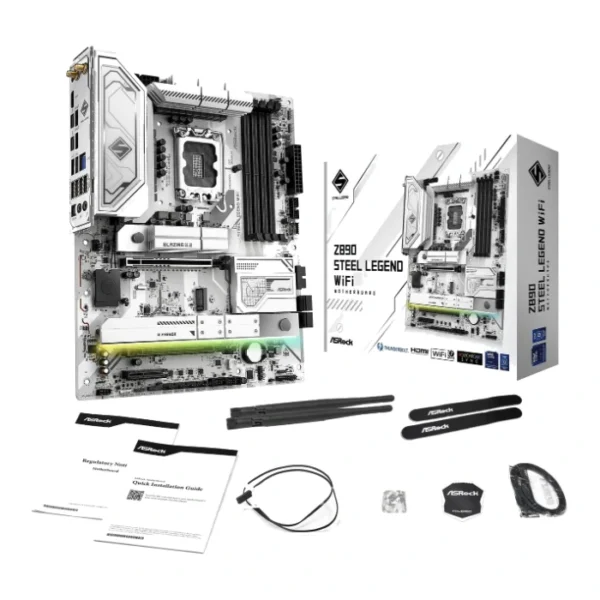 ASRock Z890 Steel Legend WiFi — ATX, LGA 1851, DDR5, 4 slots - Imagen 5