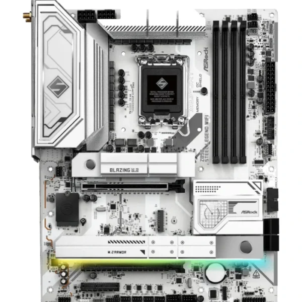 ASRock Z890 Steel Legend WiFi — ATX, LGA 1851, DDR5, 4 slots - Imagen 2