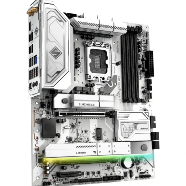 ASRock Z890 Steel Legend WiFi — ATX, LGA 1851, DDR5, 4 slots - Imagen 3