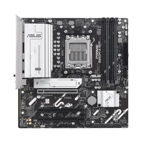 ASUS Prime B840M-A WiFi — MicroATX, AM5, DDR5, 4 slots | 90MB1J20-M0EAY0 - Imagen 2