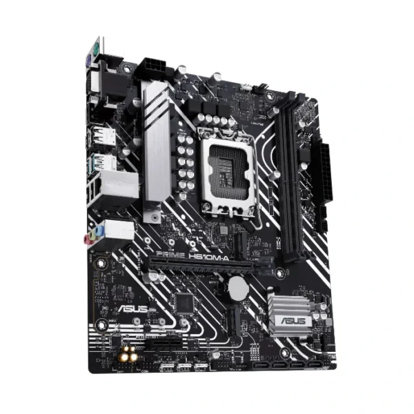 ASUS Prime H610M-A — MicroATX, LGA 1700, DDR5, 2 slots | 90MB1G20-M0EAY0 - Imagen 3
