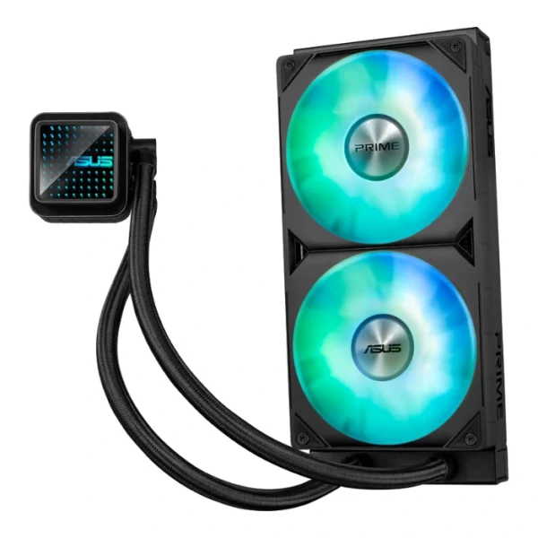 ASUS Prime LC 240 ARGB — Enfriador líquido AiO 240mm, socket AM4, AM5, LGA 1700, LGA 1851, Negro | 90RC0111-B0AAY0 - Imagen 5