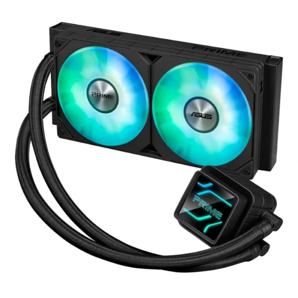 ASUS Prime LC 240 ARGB — Enfriador líquido AiO 240mm, socket AM4, AM5, LGA 1700, LGA 1851, Negro | 90RC0111-B0AAY0 - Imagen 6