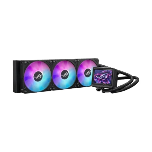 ASUS ROG Ryujin III 360 ARGB Extreme — Enfriador Líquido AiO 360mm, Pantalla LCD 3.5", Daisy-chain, socket AM4, AM5, LGA 1700, LGA 1851, Negro | 90RC0131-M0EAY0 - Imagen 8