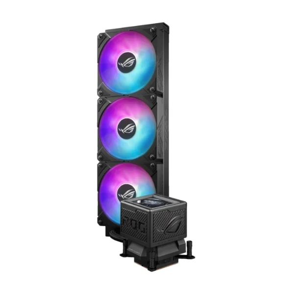 ASUS ROG Ryujin III 360 ARGB Extreme — Enfriador Líquido AiO 360mm, Pantalla LCD 3.5", Daisy-chain, socket AM4, AM5, LGA 1700, LGA 1851, Negro | 90RC0131-M0EAY0 - Imagen 6