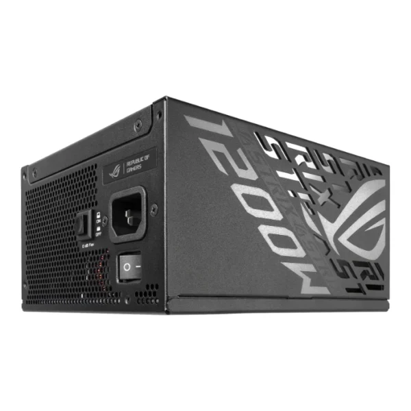 ASUS ROG Strix 1200W Platinum PCIE5 — Fuente de Poder ATX Full Modular, MOSFETs de GaN, Negro | ROG-STRIX-1200P-GAMING - Imagen 7