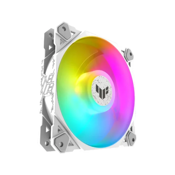 ASUS TUF Gaming TF120 ARGB White — Kit 3 Fans, controlador ARGB, Blanco | 90DA0033-B08030 - Imagen 3