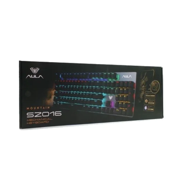 AULA S2016 Retro — Teclado mecánico, inglés, alámbrico - Gris - Imagen 4
