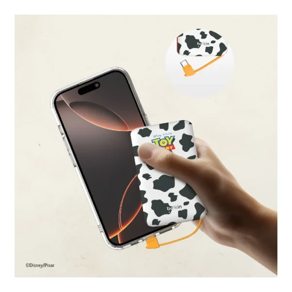 Belkin BoostCharge Toy Story — Power Bank 10K con cable integrado | Colección Disney - Imagen 4
