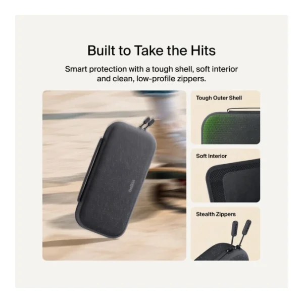 Belkin Charging Case Charcoal — Para Nintendo Switch 2 con Power Bank 10000mAh, Negro - Imagen 2