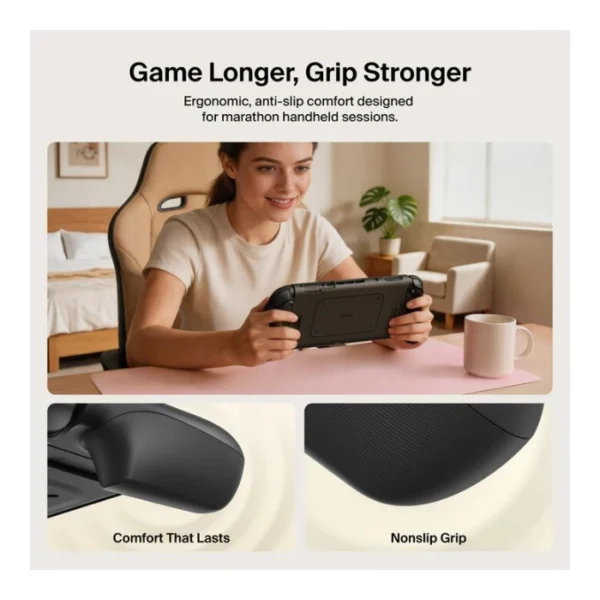 Belkin Gaming Grip para Nintendo Switch 2, Negro - Imagen 4
