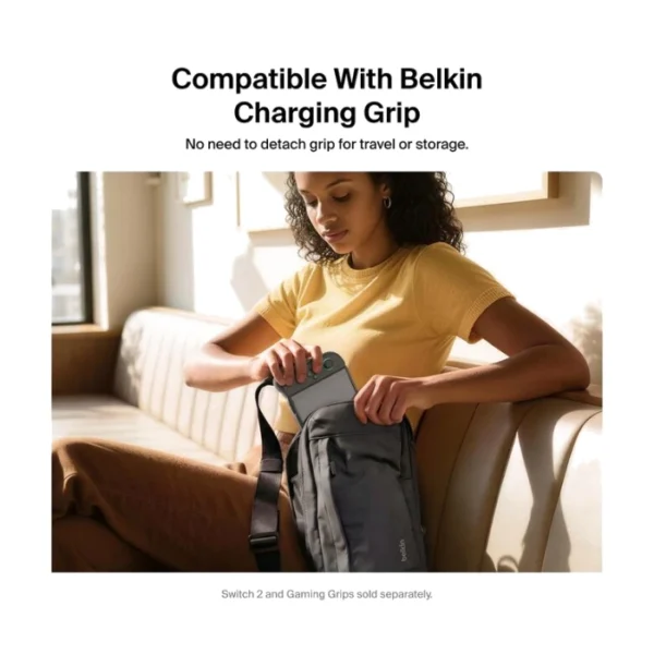 Belkin Gaming Travel Bag para Nintendo Switch 2, Negro - Imagen 6