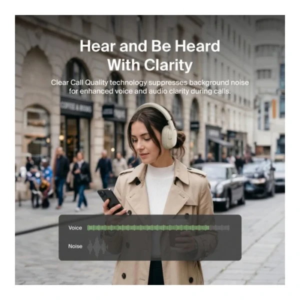 Belkin SoundForm Isolate Sand — Auriculares inalámbricos, ANC, Bluetooth, Arena - Imagen 6