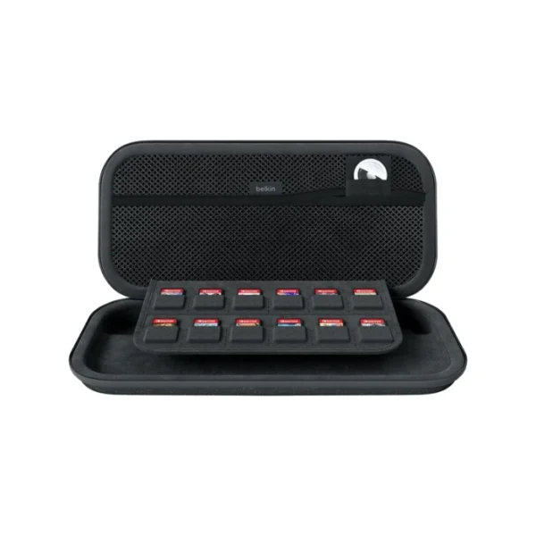 Belkin Travel Case Charcoal — Para Nintendo Switch 2 con AirTag Holder, Negro - Imagen 7