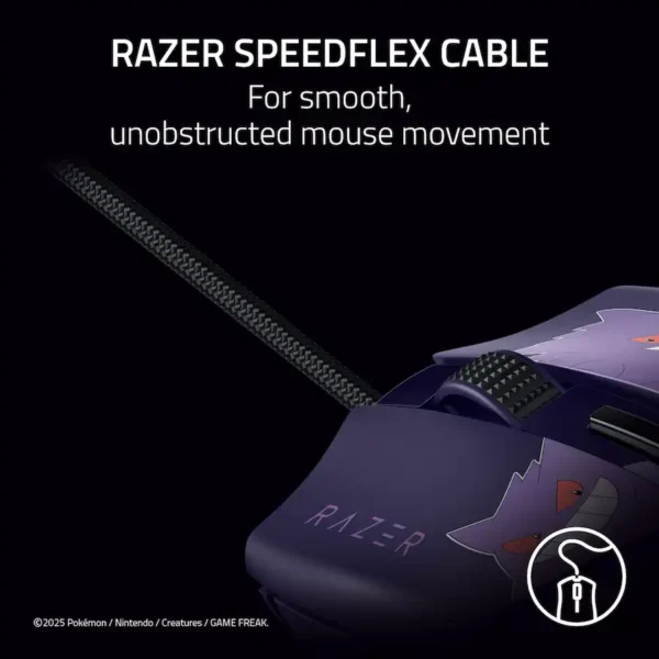Razer Cobra Gengar Edition — Mouse alámbrico, 8500 DPI, Chroma RGB - Imagen 4