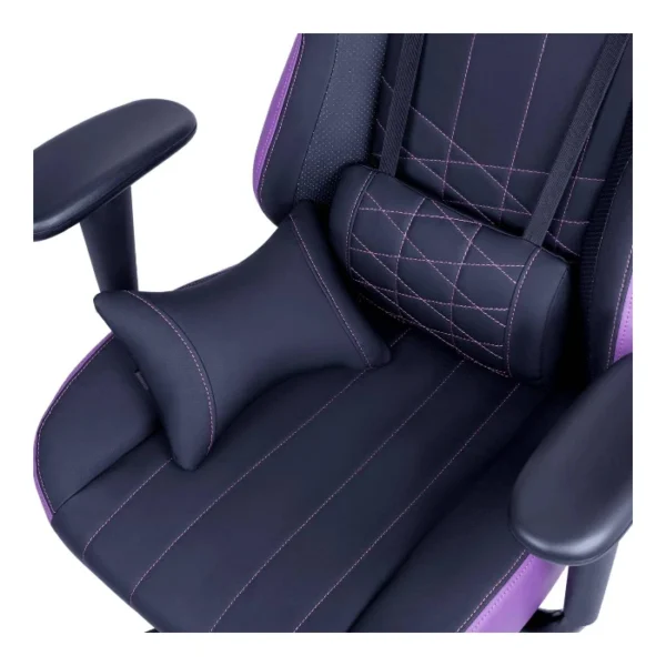 Cooler Master CALIBER E1 — Silla con base giratoria, morado/negro | CMI-GCE1-PR - Imagen 4