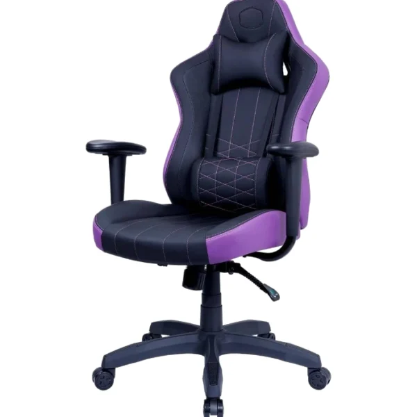 Cooler Master CALIBER E1 — Silla con base giratoria, morado/negro | CMI-GCE1-PR - Imagen 2