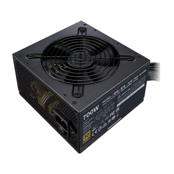 Cooler Master MWE 700 Bronze V2 — Fuente de Poder ATX, No modular | MPE-7001-ACAAB-US - Imagen 2