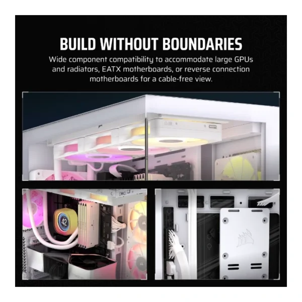 Corsair 3500X ARGB — Caja ATX, 3 Fans 120mm, blanco | CC-9011279-WW - Imagen 3