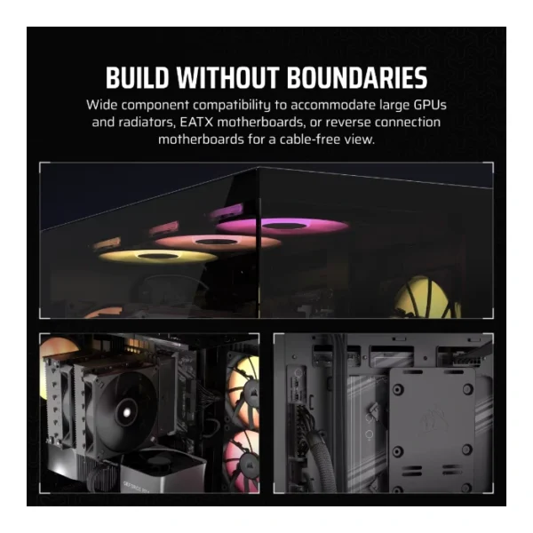 Corsair 3500X ARGB — Caja ATX, 3 Fans 120mm, negro | CC-9011278-WW - Imagen 3