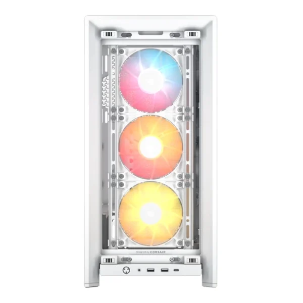 Corsair FRAME 4000D RS ARGB — Caja ATX, 3 Fans RS120 ARGB, Blanco | CC-9011297-WW - Imagen 11