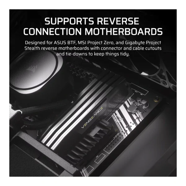 Corsair FRAME 4000D RS ARGB — Caja ATX, 3 Fans RS120 ARGB, Negro | CC-9011296-WW - Imagen 9