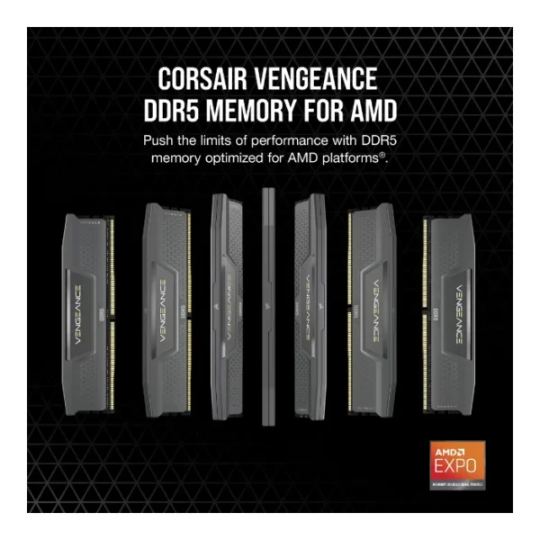 CORSAIR Vengeance 16GB DDR5 5200MHZ CL40 DIMM | CMK16GX5M1B5200Z40 - Imagen 2