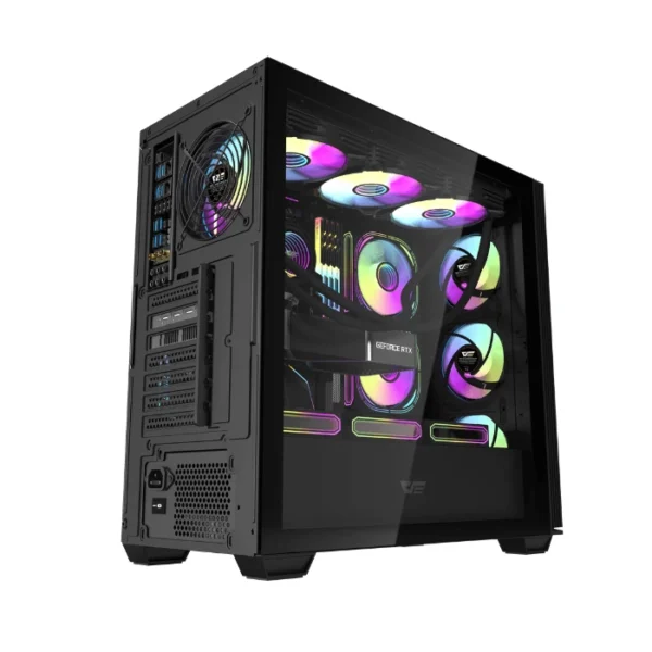 DarkFlash DS900WS Black — Caja ATX, Sin Fans, Negro | DS900WS-BK - Imagen 3