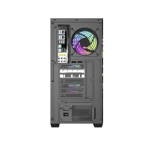 DarkFlash DS900 MESH Black — Caja ATX, Sin Fans, Malla Frontal, Negro | DS900 MESH-BK - Imagen 4