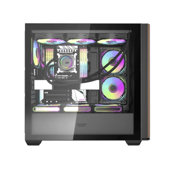DarkFlash DS900WS Black — Caja ATX, Sin Fans, Negro | DS900WS-BK - Imagen 2