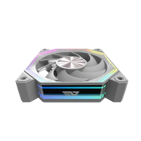 DarkFlash INF34 WH — Fan 120mm ARGB, hasta 2000 RPM, 4 Pin PWM, 5V 3Pin A-RGB, Blanco | INF34-WH - Imagen 4