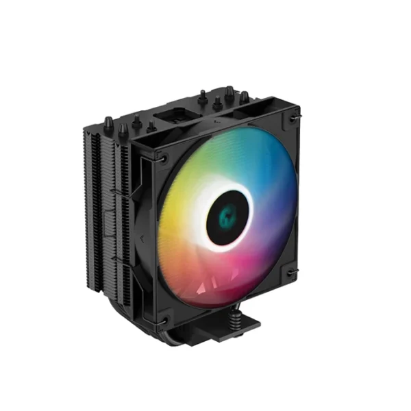 DeepCool AG400 BK ARGB — Disipador de aire 120mm, para CPU, Negro | R-AG400-BKANMC-G2