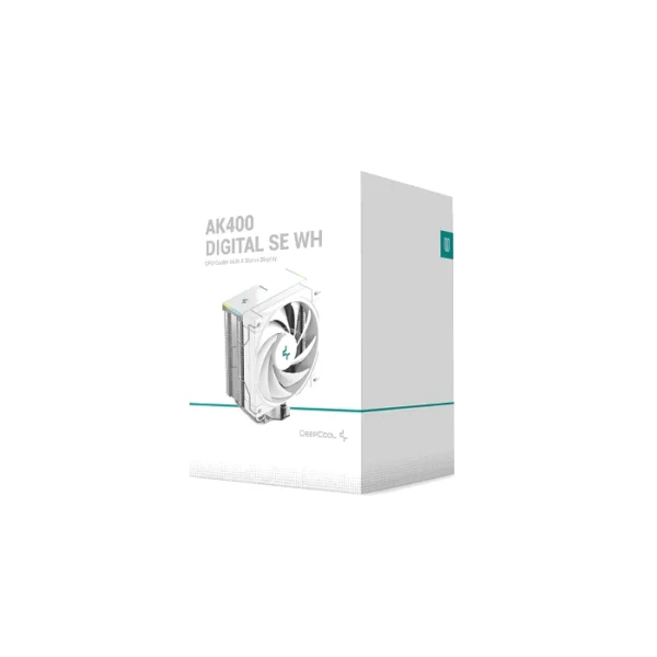 DeepCool AK400 Digital SE WH — Disipador de aire, altura 156mm, socket AM4, AM5, LGA 1700, LGA 1851, Blanco | R-AK400-WHADMN-GJD - Imagen 6