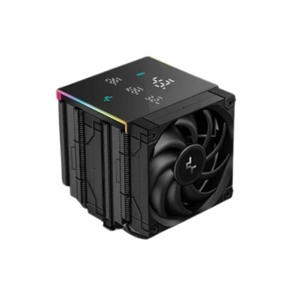 DeepCool AK620 Digital PRO ARGB — Disipador de aire 120mm, 1750 RPM Fan Speed, Multi-Data Point Screen, Negro | R-AK620-BKAPMN-G - Imagen 3