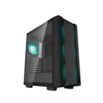DeepCool CC560 V2 — Caja ATX, 4 Fans 120mm, con vidrio lateral, Malla Frontal, Negro | R-CC560-BKGAA4-G-2
